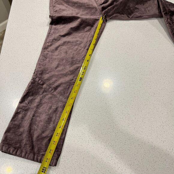 Free People Crushed Velvet Pants Size 28 – Mauve - Picture 8 of 14